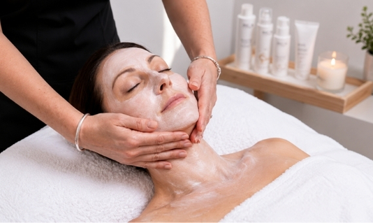 Rejuvenating facial service